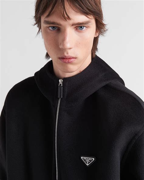 prada cashmere hoodie